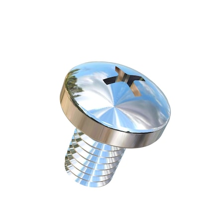 Allied Titanium M5-0.80 x 8 mm Phillips Pan Machine Screw, Plain Titanium 0036303